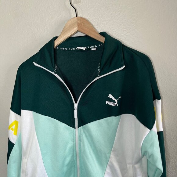 Puma Womens Sporty XTG Color Black Zip Up Track Jacket XL - Picture 3 of 12